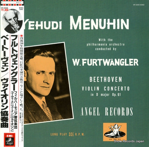 FURTWANGLER, WILHELM beethoven; violin concerto in d major op.61 WF-50006