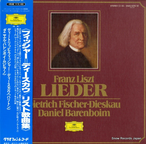 FISCHER-DIESKAU, DIETRICH liszt; lieder 00MG0229