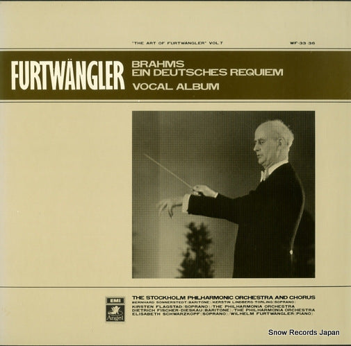 FURTWANGLER, WILHELM brahms; ein deutsches requiem WF-33