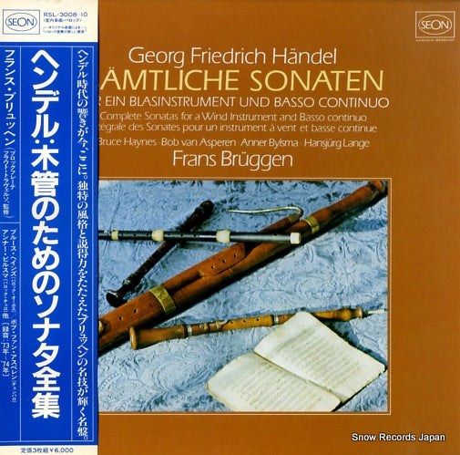 BRUGGEN, FEANS handel; samtliche sonaten RSL-3008