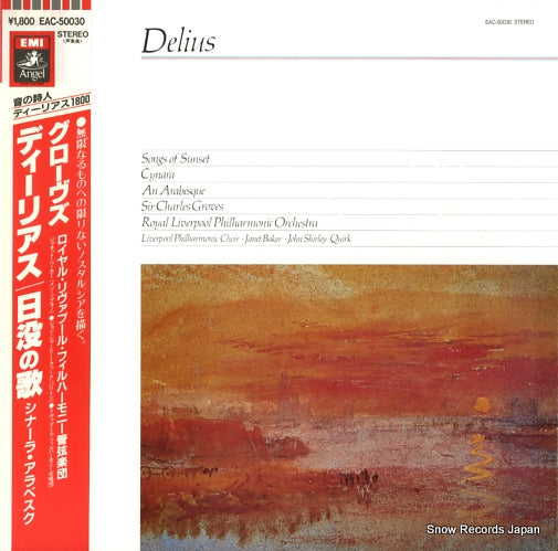 GROVES, CHARLES delius; songs of sunset EAC-50030