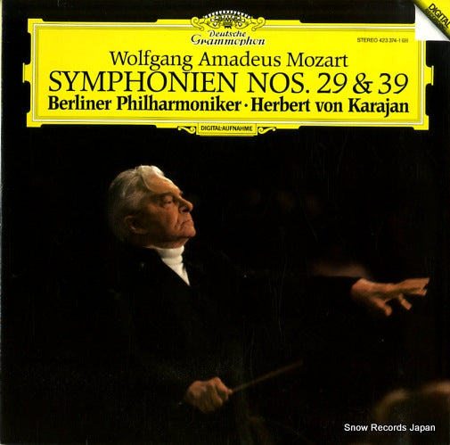 KARAJAN, HERBERT VON mozart; symphonien nos. 29&39 423374-1