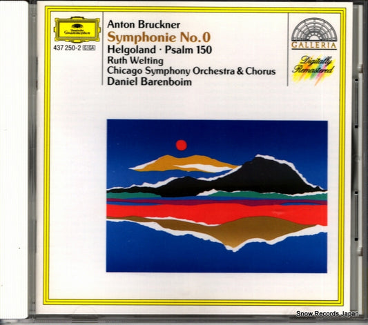 BARENBOIM, DANIEL bruckner; symphonie no.0 437250-2