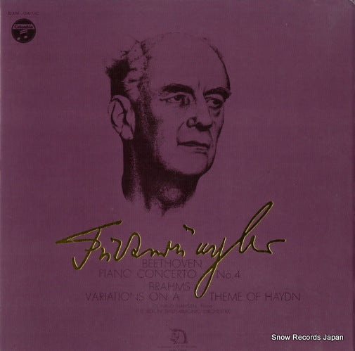 FURTWANGLER, WILHELM beethoven; piano concerto no.4 DXM-104-UC