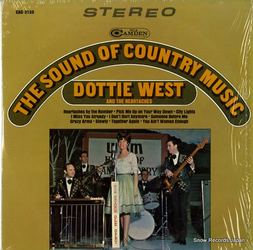 WEST, DOTTIE, AND THE HEARTACHES the sound of country music CAS-2155