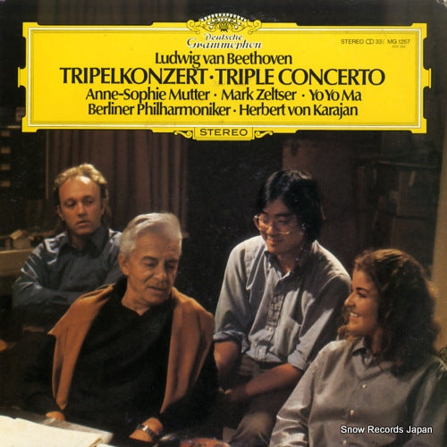 KARAJAN, HERBERT VON beethoven; tripelkonzert triple concerto MG1257
