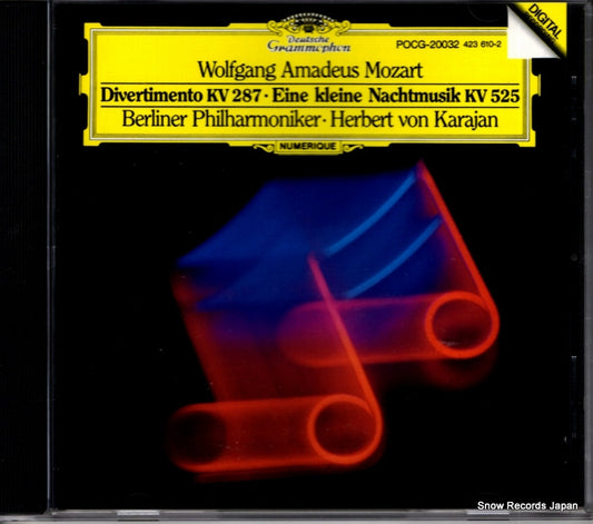 KARAJAN, HERBERT VON mozart; divertimento kv287 POCG-20032