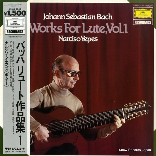 YEPES, NARCISO bach; works for lute, vol.1 15MG3050