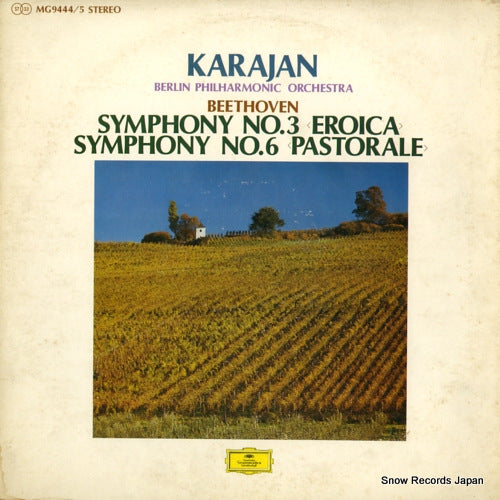 KARAJAN, HERBERT VON beethoven; symphony no.3 "eroica" MG9444