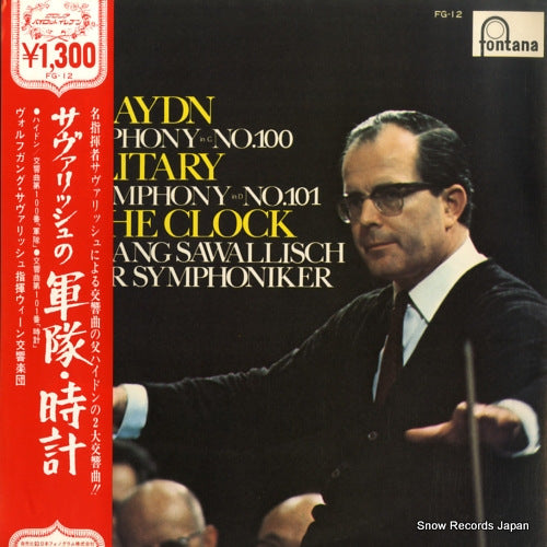 SAWALLISCH, WOLFGANG haydn; symphony no.100 "military" & 101 "the clock" FG-12
