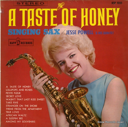 POWELL, JESSE a teste of honey/singing sax KSP1035