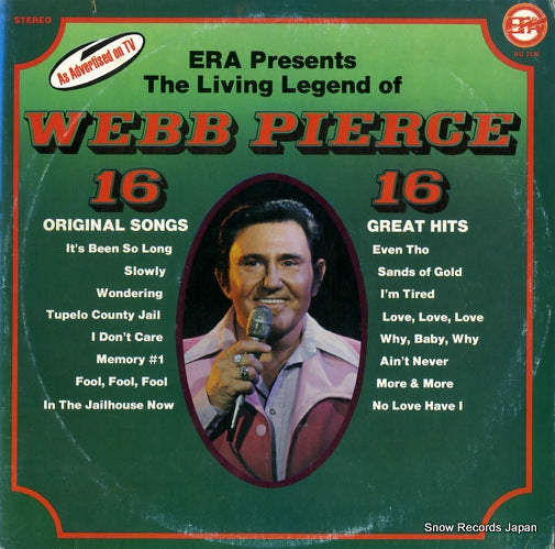 PIERCE, WEBB the living legend of webb pierce BU3330