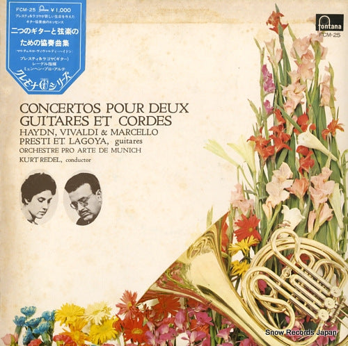 PRESTI, IDA, AND ALEXANDRE LAGOYA concertos pour deux guitares et cordes FCM-25