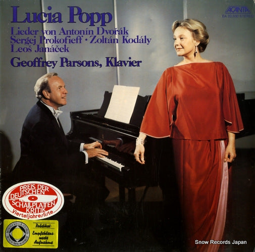 POPP, LUCIA lieder von dvorak/prokofieff/kodaly/janacek EA23.330