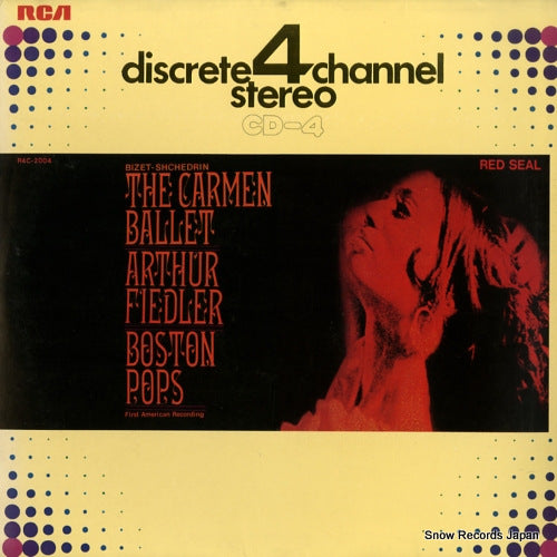 FIEDLER, ARTHUR bizet; the carmen ballet R4C-2004