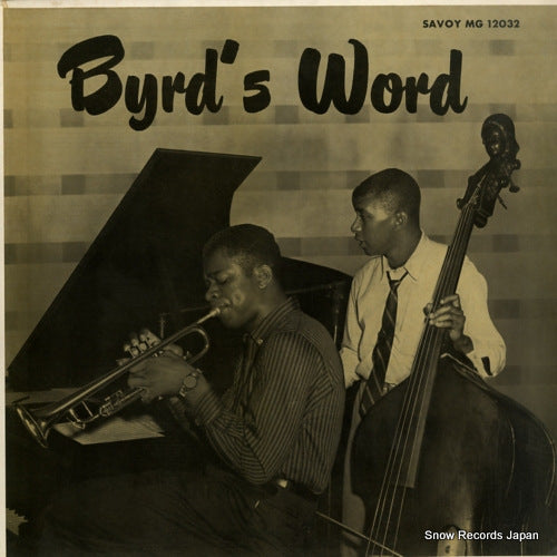 BYRD, DONALD byrd's word MG-12032