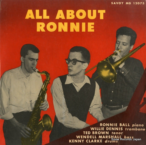 BALL, RONNIE all about ronnie MG12075