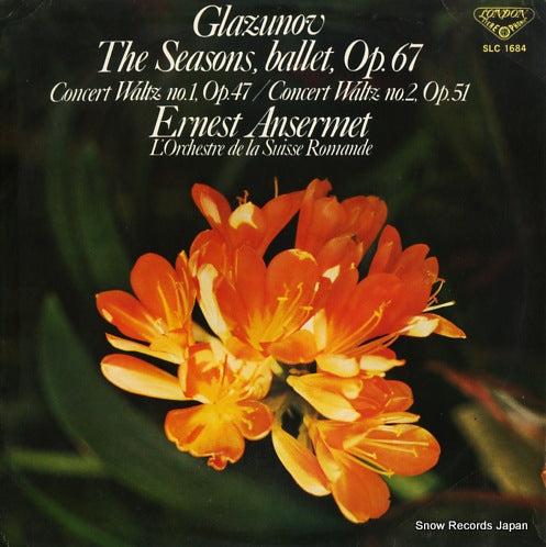 ANSERMET, ERNEST glazunov; the seasons SLC1684