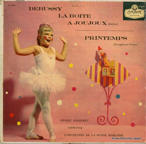 ANSERMET, ERNEST debussy; la boite a joujoux LL1734