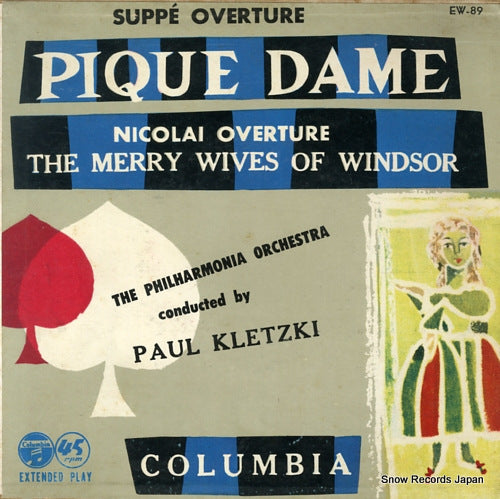 KLETZKI, PAUL suppe; overture "pique dame" EW-89