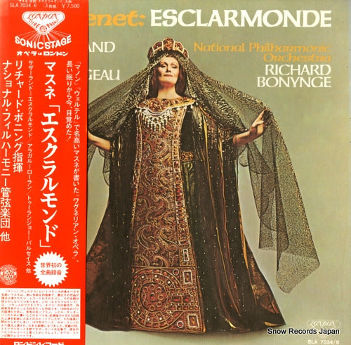 BONYNGE, RICHARD massenet; esclarmonde-complete recordings SLA7034