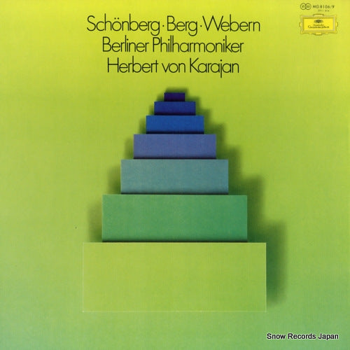 KARAJAN, HERBERT VON schonberg - berg - webern MG8106