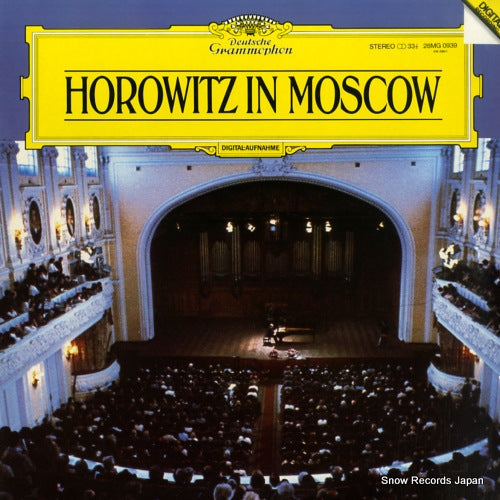 HOROWITZ, VLADIMIR horowitz in moscow 28MG0939
