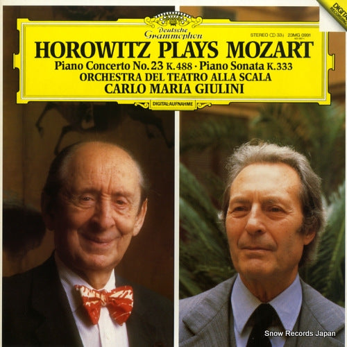 HOROWITZ, VLADIMIR horowitz plays mozart 23MG0991