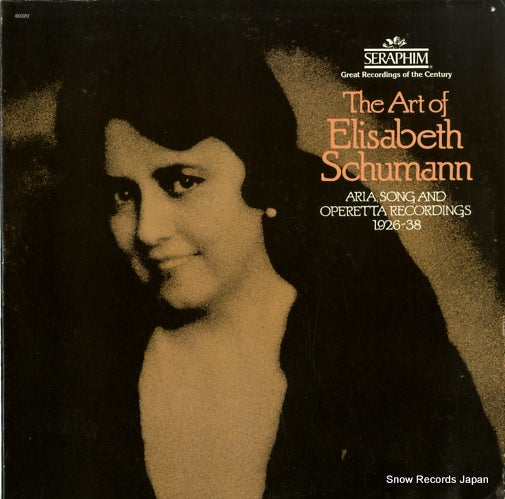 SCHUMANN, ELISABETH the art of elisabeth schumann 60320