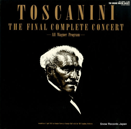 TOSCANINI, ARTURO the final complete concert OZ-7606