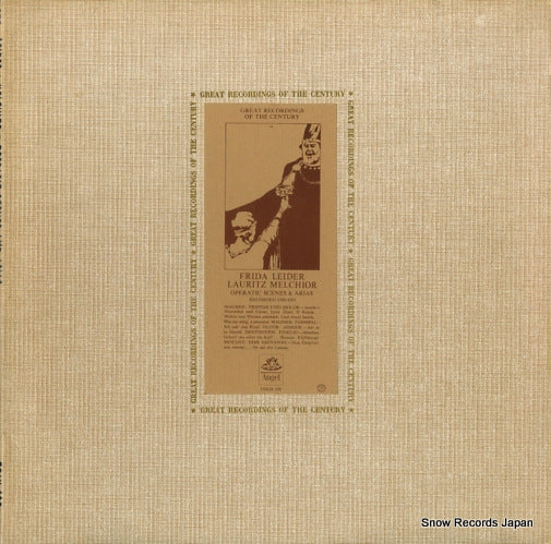 LEIDER, FRIDA, AND LAURITZ MELCHIOR operatic scenes and arias COLH132