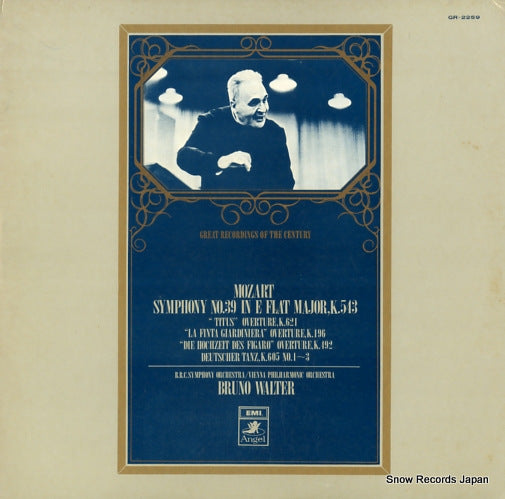 WALTER, BRUNO mozart; sumphony no.39 GR-2259