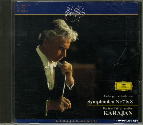 KARAJAN, HERBERT VON beethoven; symphonien nr.7 & 8 POCG-5034