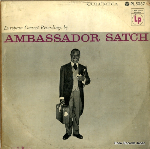 ARMSTRONG, LOUIS ambassandor satch PL5037