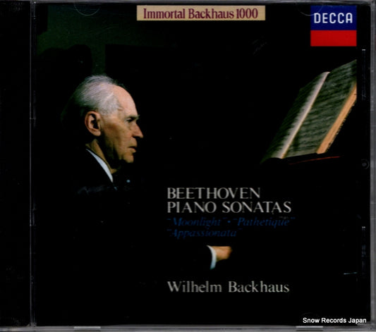 BACKHAUS, WILHELM beethoven; piano sonatas UCCD-9155