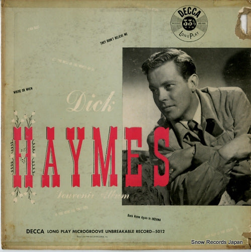 HAYMES, DICK souvenir album DL5012