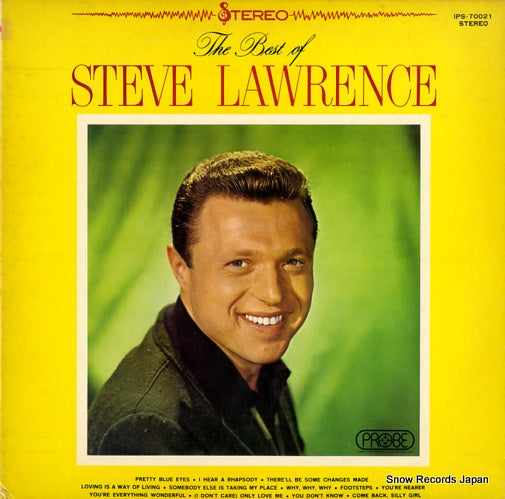 LAWRENCE, STEVE the best of steve lawrence IPS-70021