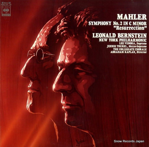 BERNSTEIN, LEONARD mahler; symphony no.2 "resurrection" SOCJ29