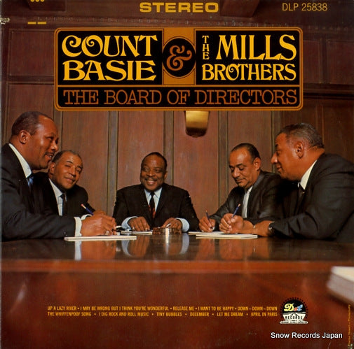 BASIE, COUNT, AND THE MILLS BROTHERS the board of directors DLP25838