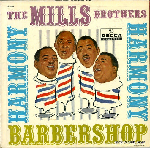 MILLS BROTHERS, THE barbershop harmony DL8890