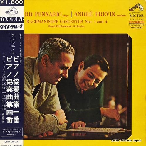 PENNARIO, LEONARD rachmaninoff; concertos nos.1 and 4 SHP-2423
