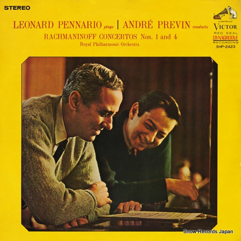 PENNARIO, LEONARD rachmaninoff; concertos nos.1 and 4 SHP-2423