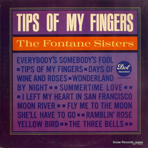 FONTANE SISTERS, THE tips of my fingers DLP3531
