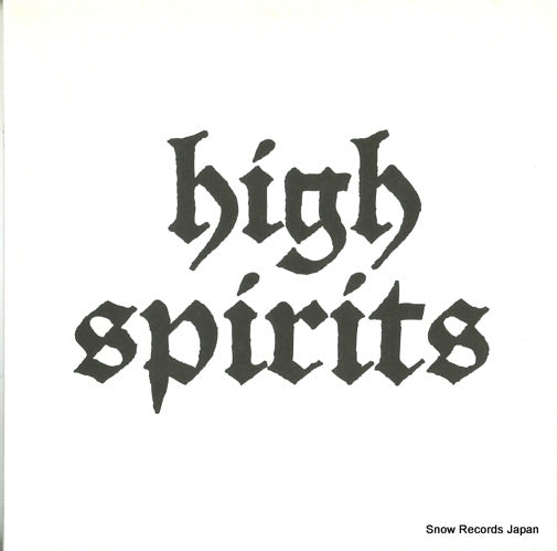 HIGH SPIRITS high spirits HRR090
