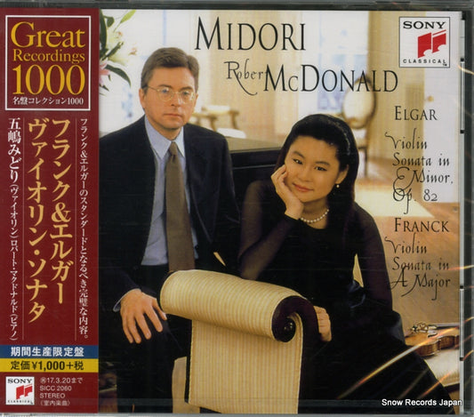 MIDORI, GOSHIMA franck & elgar; violin sonata SICC2060