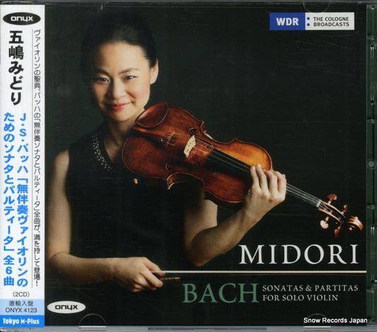 MIDORI, GOSHIMA bach; sonatas&partitas for solo violin ONYX4123