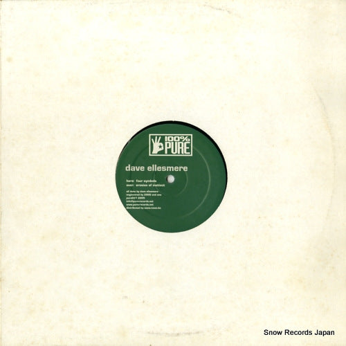 ELLESMERE, DAVE four symbols / erosion of instinct PURE031