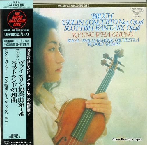CHUNG, KYUNG-WHA bruch; violin concerto no.1 in g minor op.26 KIJC-9133