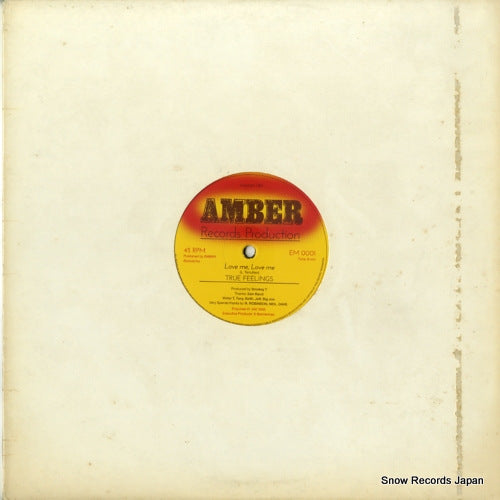 TRUE FEELINGS love me, love me EM0001