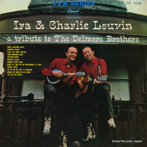 LOUVIN BROTHERS, THE a tribute to the delmore brothers CR7076